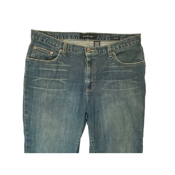Vintage Calvin Klein Jeans 34 x 26 Bootcut Y2K 1990s 90s High Rise Mom Jean - Picture 2 of 6